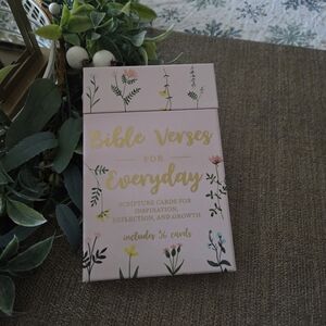 Eccolo Pink Scripture Card Set with Floral Design